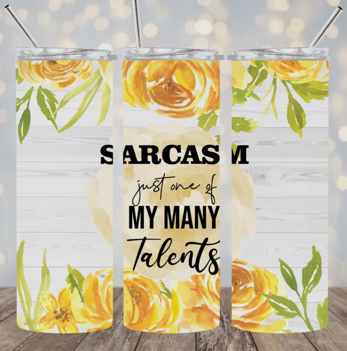 20oz Stainless Steel Tumbler -Sarcasm