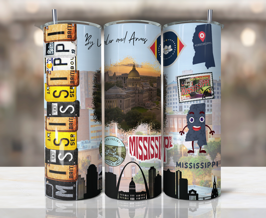 20oz Tumbler or Bluetooth - States - Mississippi