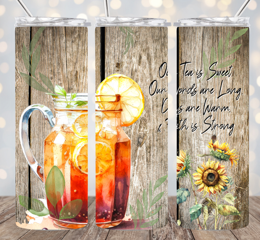 20oz Stainless Steel Tumbler - Sweet Tea