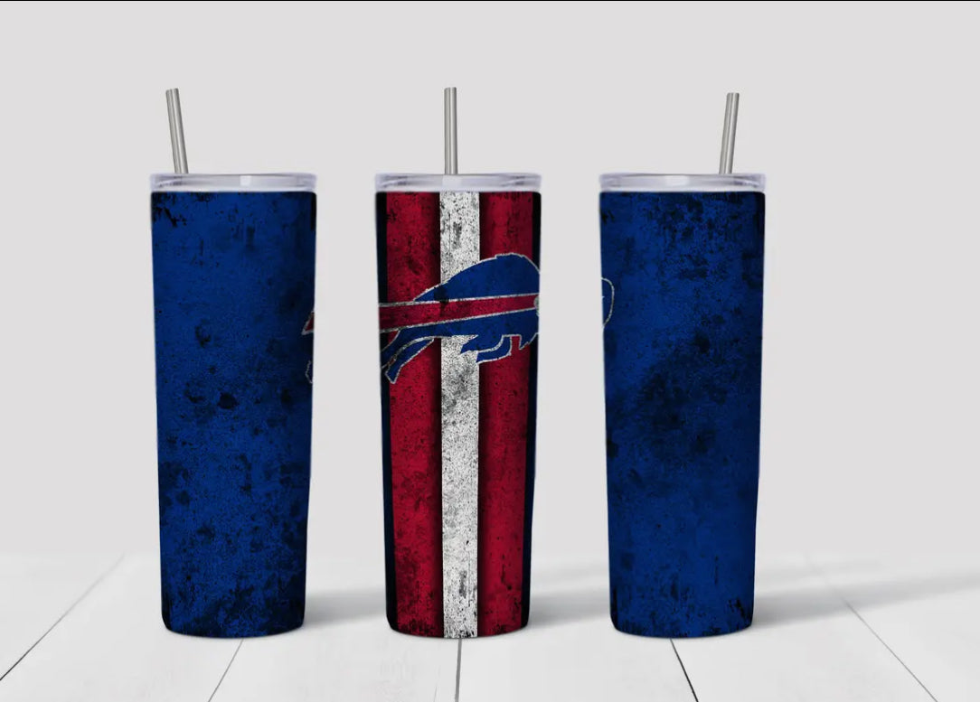 20oz Stainless Steel Tumbler -Football - Buffalo Bills