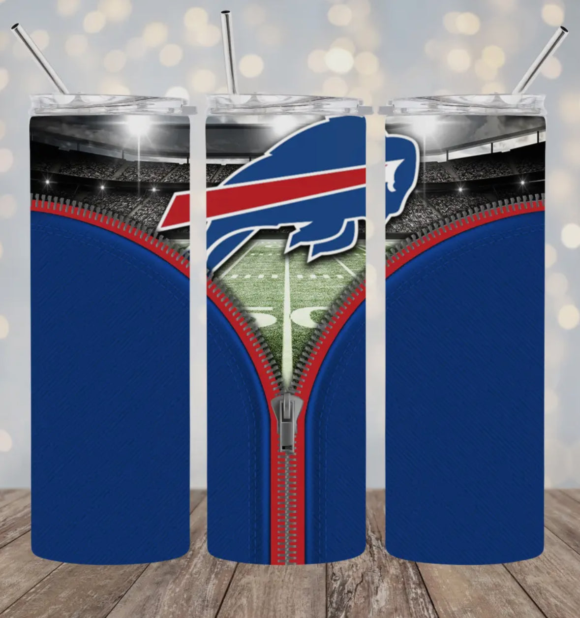 20oz Stainless Steel Tumbler -Football - Buffalo Bills