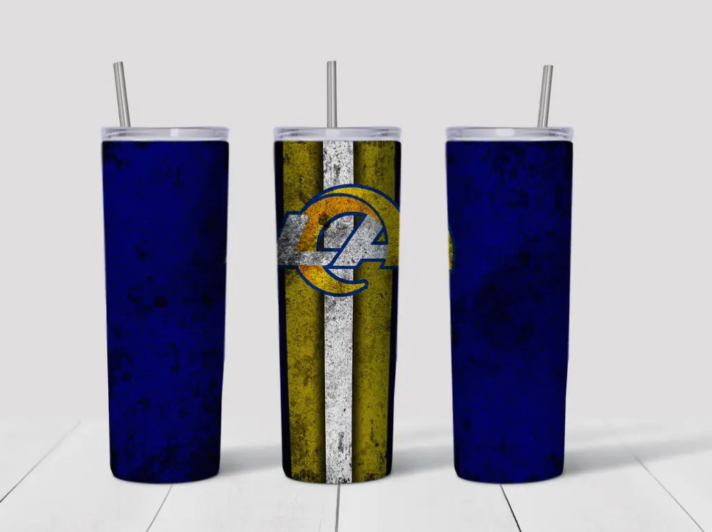 20oz Stainless Steel Tumbler - Football - LA Rams