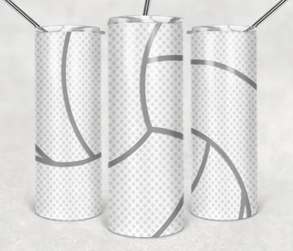 20oz Stainless Steel Tumbler -Volleyball 2