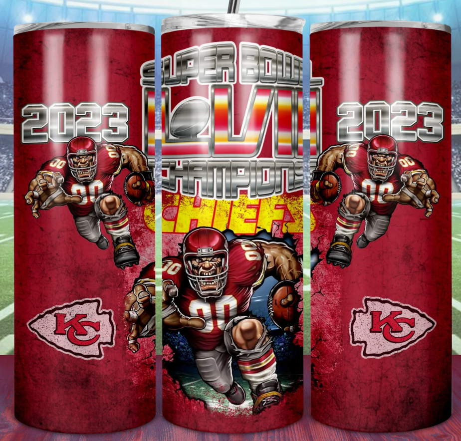 20 oz Stainless Steel Tumbler - Super Bowl LVII Champions