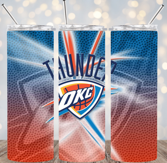 20oz Stainless Steel Tumbler NBA- Oklahoma City Thunder