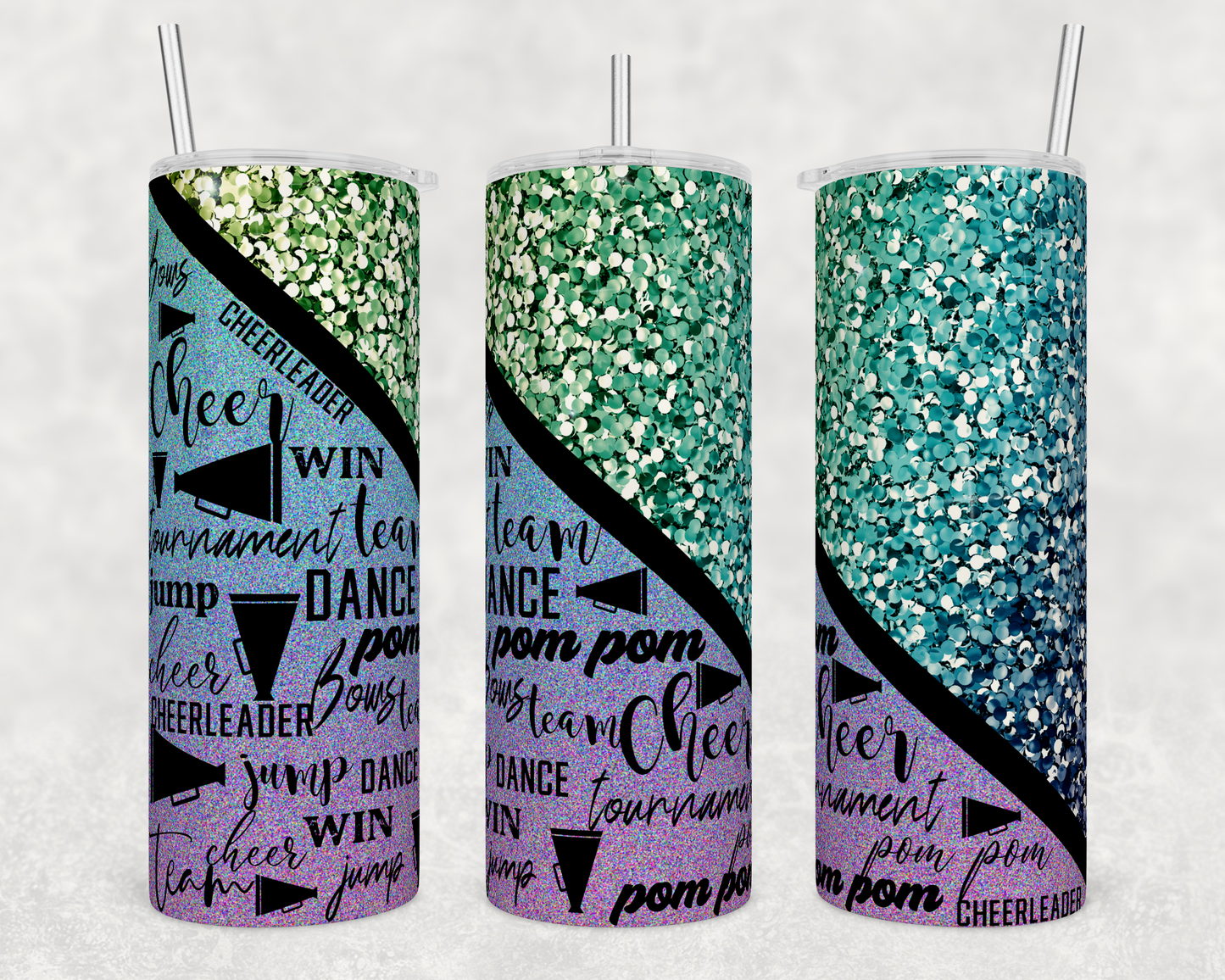 20oz Stainless Steel Tumbler - Cheer