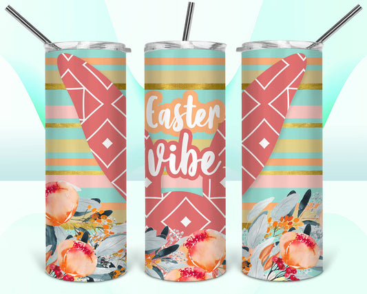 20oz Stainless Steel Tumbler - Easter Vibe