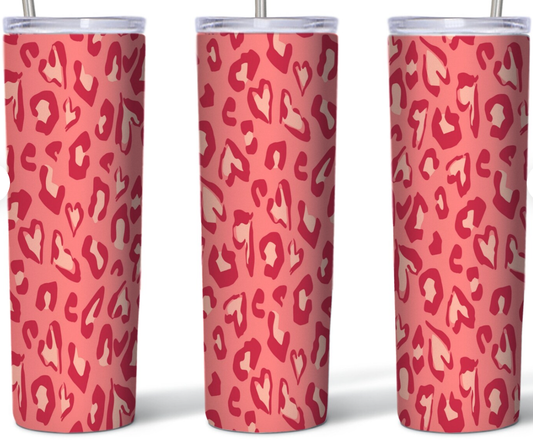 20 oz Stainless Steel Tumbler - Red Valentine's Day