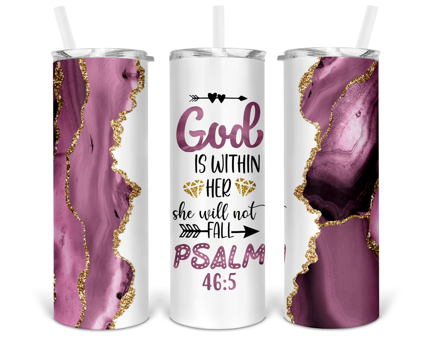 20oz Stainless Steel Tumbler - Religious