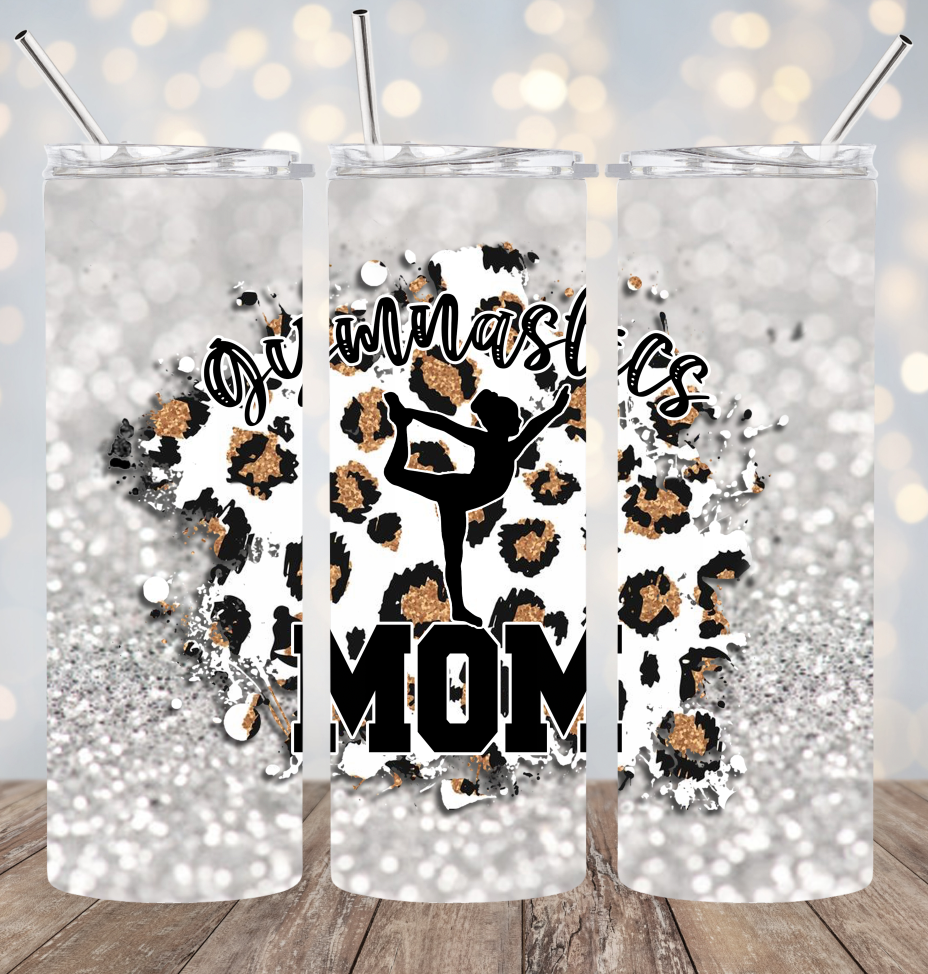 20oz Stainless Steel Tumbler - Gymnastics Mom