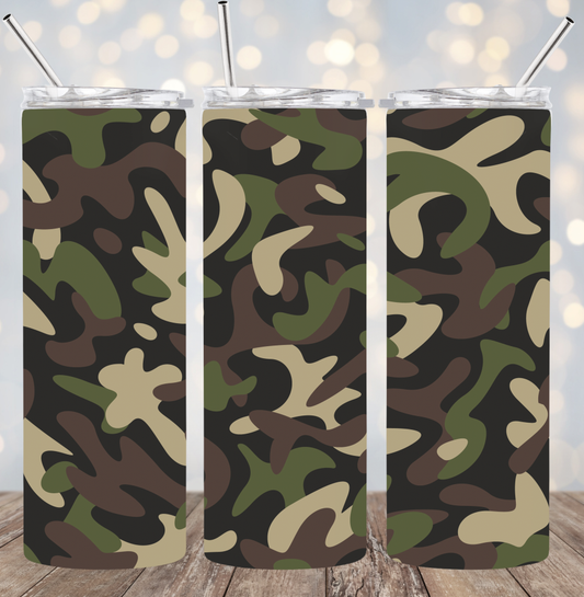 20oz Stainless Steel Tumbler - Camouflage