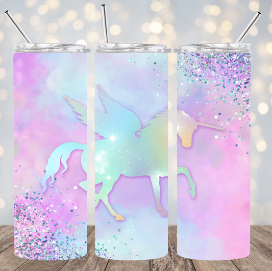 20oz Stainless Steel Tumbler - Unicorn