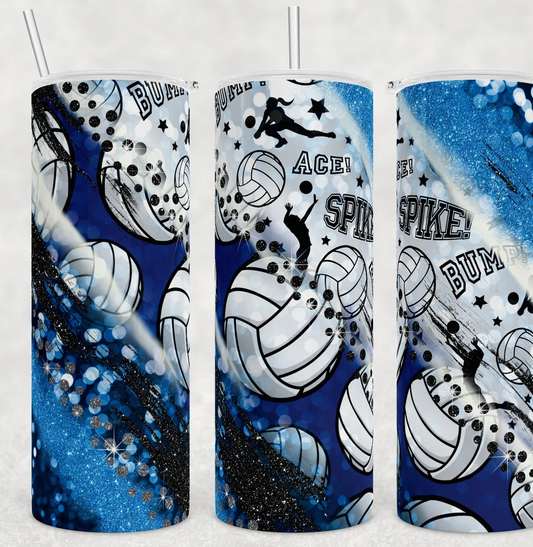 20oz Stainless Steel Tumbler - Volleyball