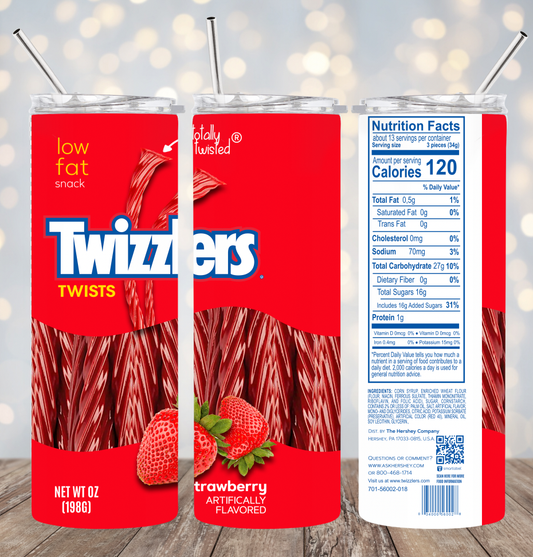 20oz Stainless Steel Tumbler - Twizzlers