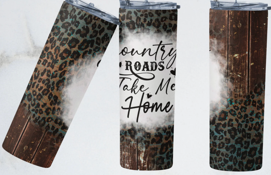 20oz Stainless Steel Tumbler - Country Roads