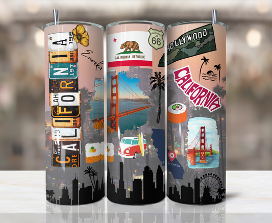 20oz Stainless Steel Tumbler United States - California