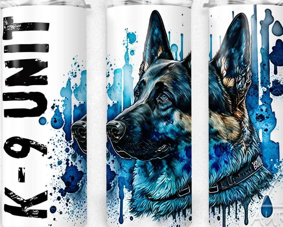 20oz Stainless Steel Tumbler - K-9 unit