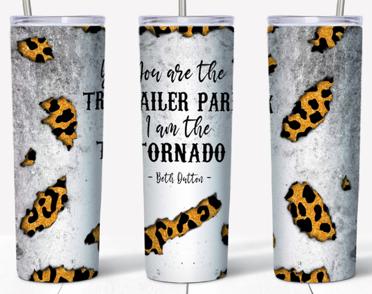 20oz Stainless Steel Tumbler - Yellowstone  - Beth