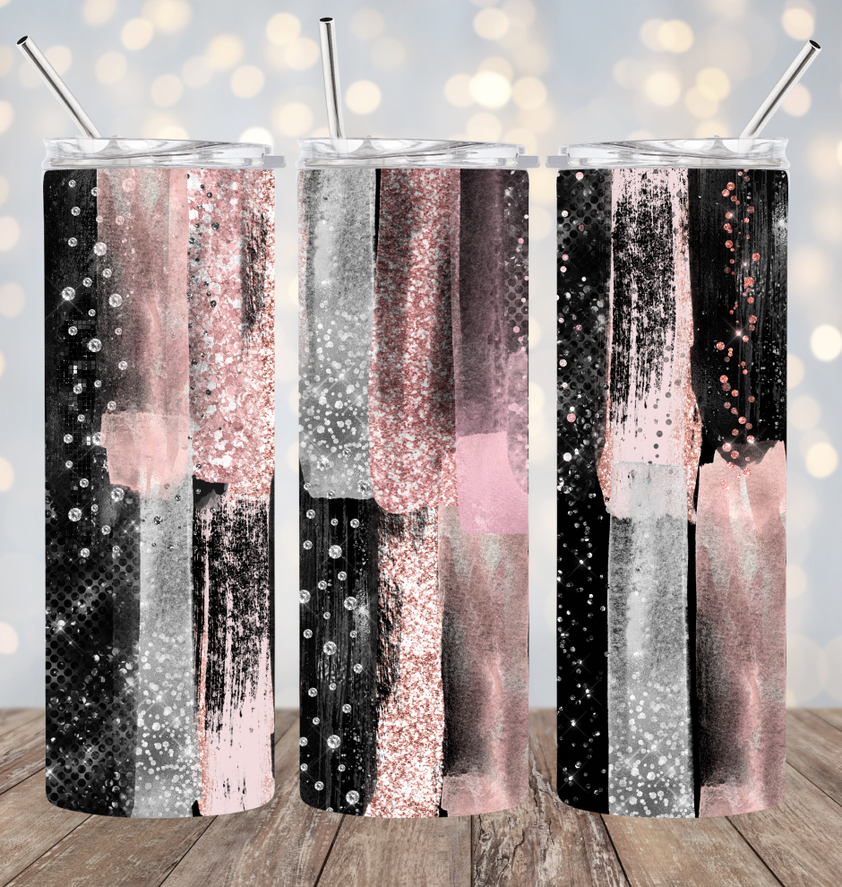 20oz Stainless Steel Tumbler -Blush