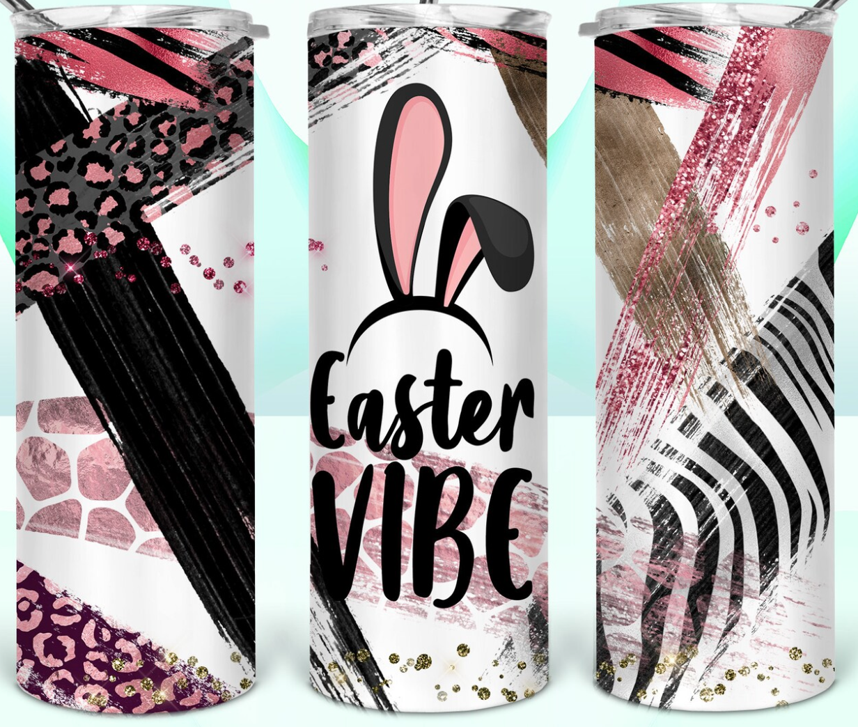 20oz Stainless Steel Tumbler - Easter Vibe