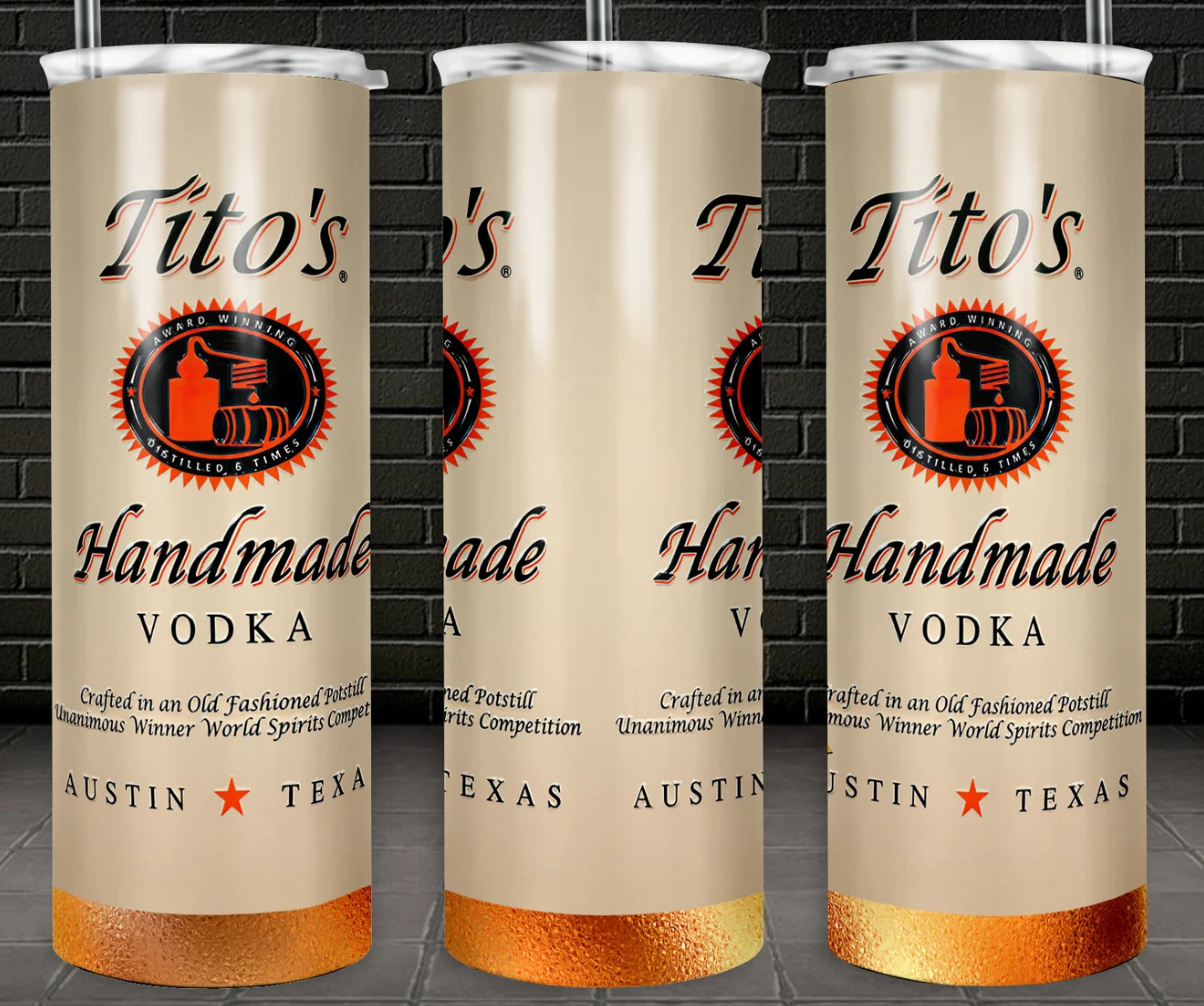 20oz Stainless Steel Tumbler- Tito's Handmade