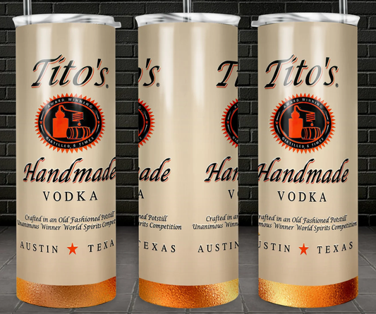 20oz Stainless Steel Tumbler- Tito's Handmade