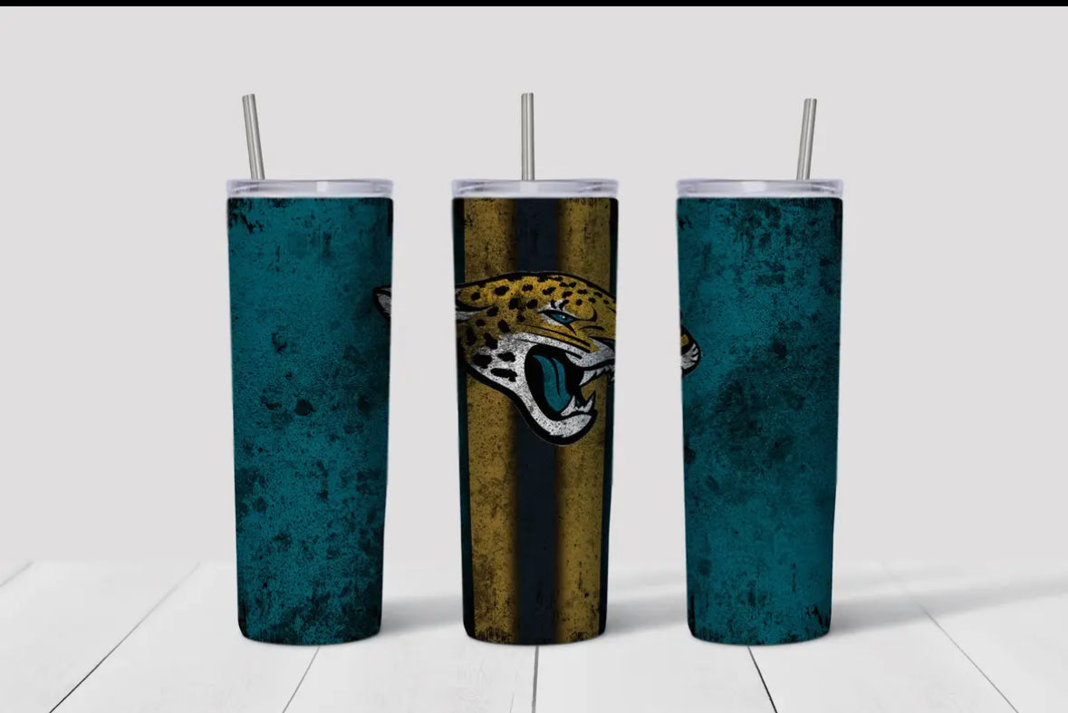 20oz Stainless Steel Tumbler - Jacksonville Jags