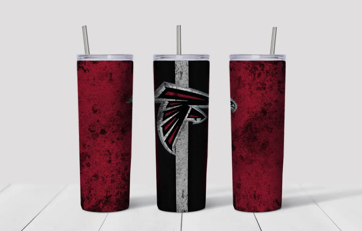 20oz Stainless Steel Tumbler Football - Atlanta Falcons