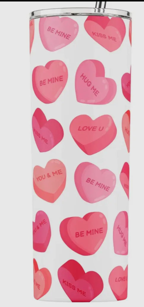 20 oz Stainless Steel Tumbler - Valentine's Day