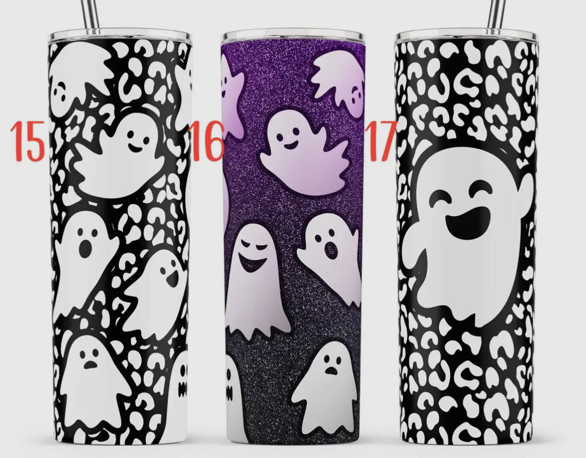 20 oz Stainless Steel Tumbler - Halloween Options