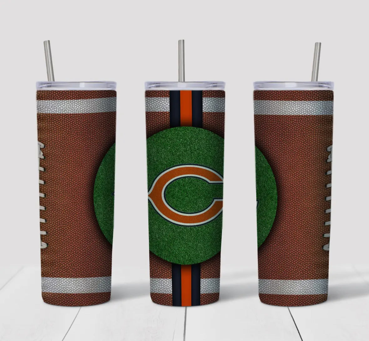 20oz Stainless Steel Tumbler - Football - Chicago Bears