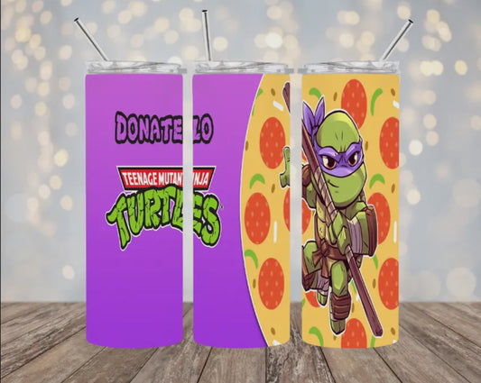 20oz Stainless Steel Tumbler - Ninja Turtles Donatello