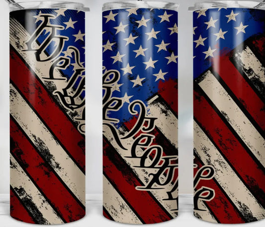 20oz Stainless Steel Tumbler - We the People