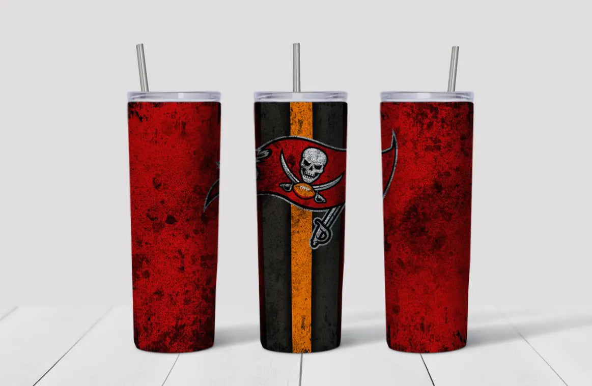 20oz Stainless Steel Tumbler Football Tampa Buccaneers