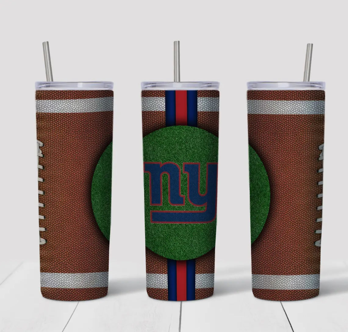 20oz Stainless Steel Tumbler Football - New York Giants