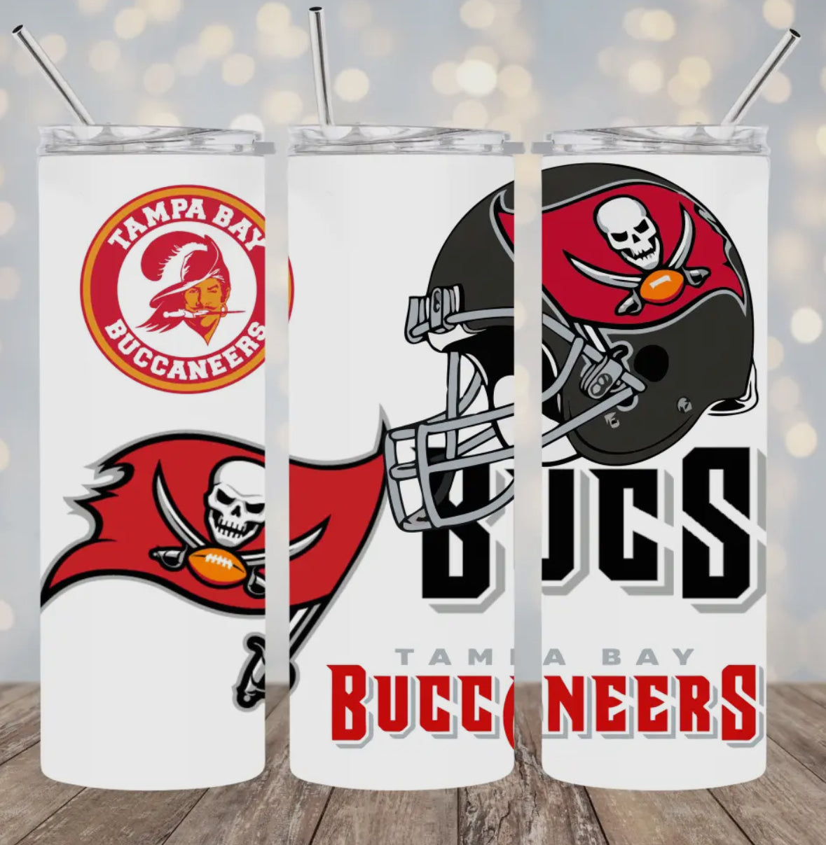 20oz Stainless Steel Tumbler Football Tampa Buccaneers