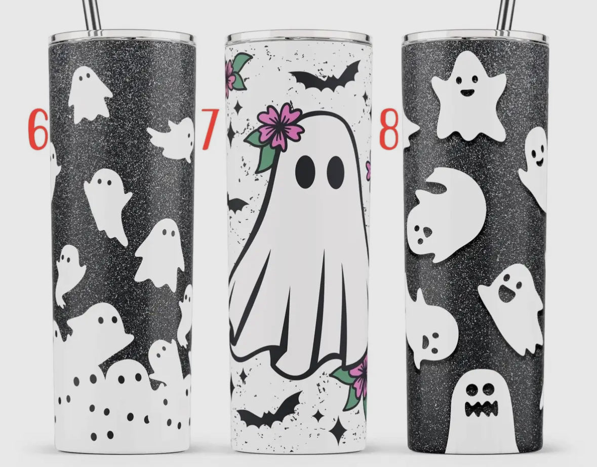 20 oz Stainless Steel Tumbler - Halloween Options