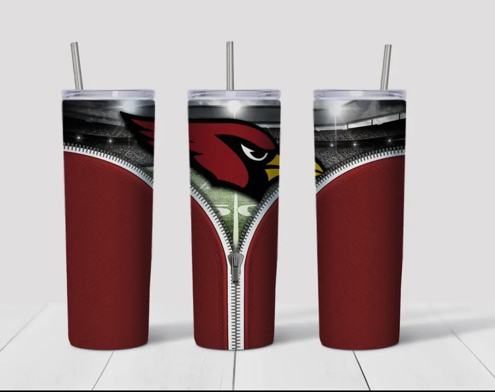 20oz Stainless Steel Tumbler - Arizona Cardinals