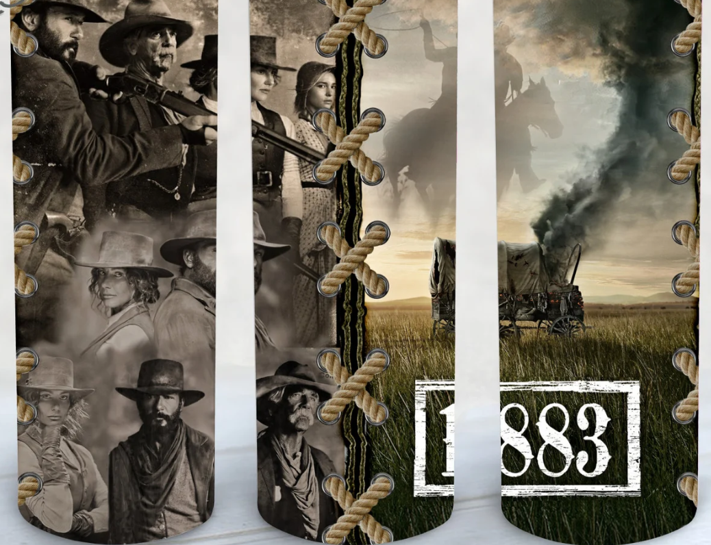 20oz Stainless Steel Tumbler - Yellowstone - 1883