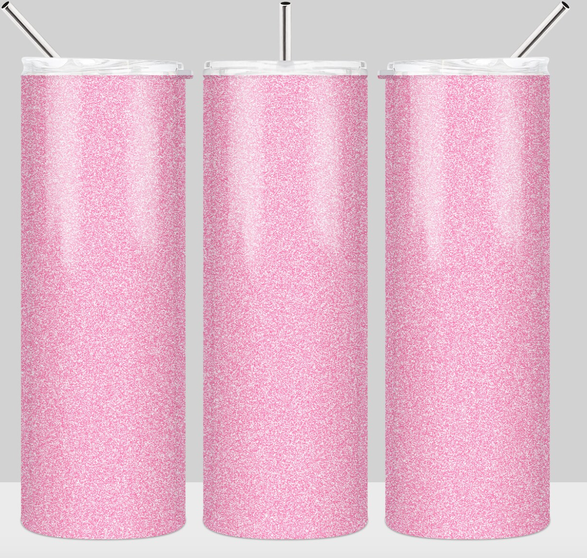 20oz Stainless Steel Tumbler - Full Pink Tumbler