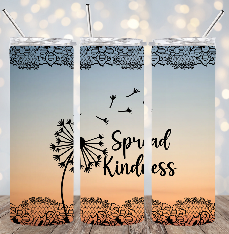 20oz Stainless Steel Tumbler - Spread Kindness