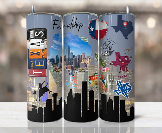 20oz Stainless Steel Tumbler - United States - Texas