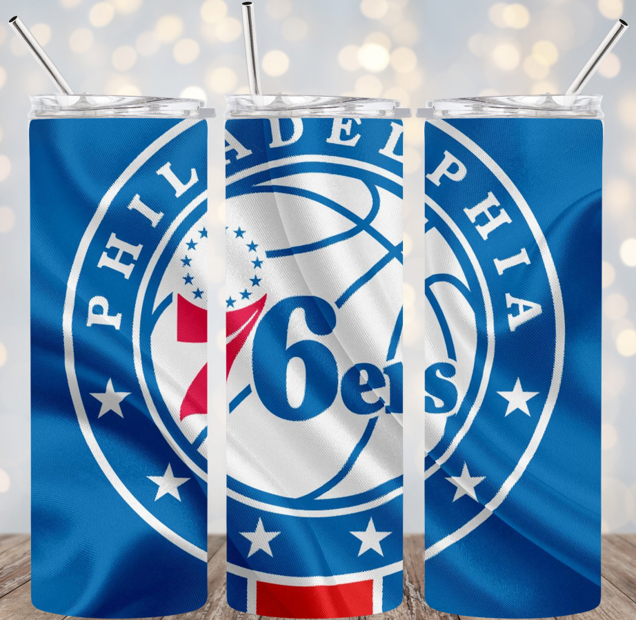 20oz Stainless Steel Tumbler - NBA - 76ers