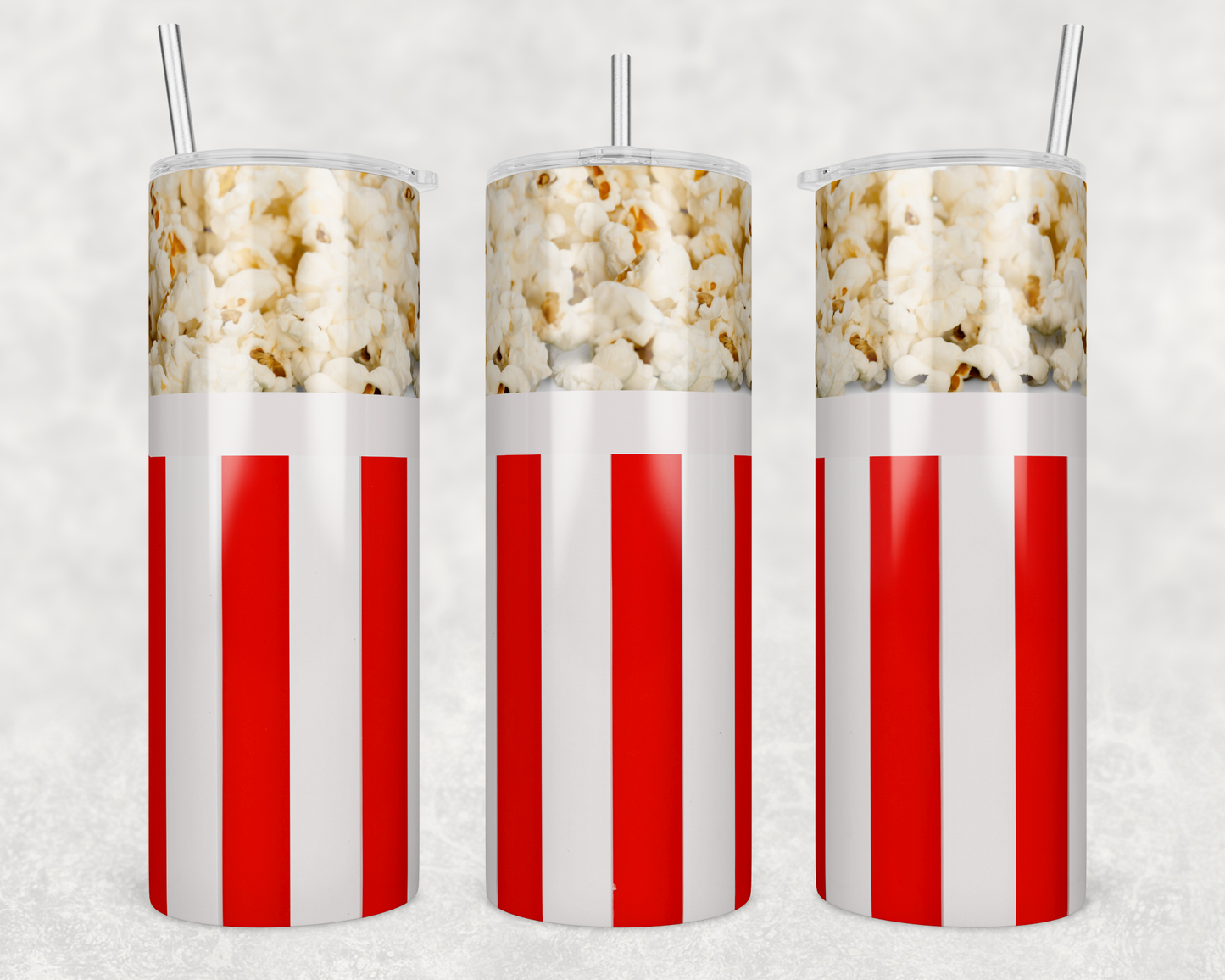 20oz Stainless Steel Tumbler - Popcorn