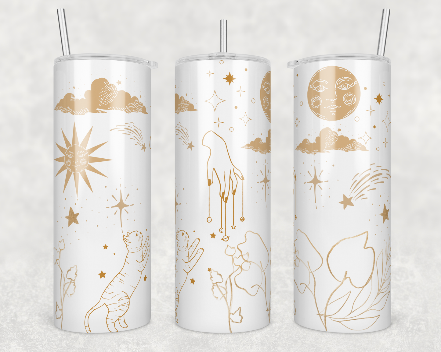 20oz Stainless Steel Tumbler - Celestial