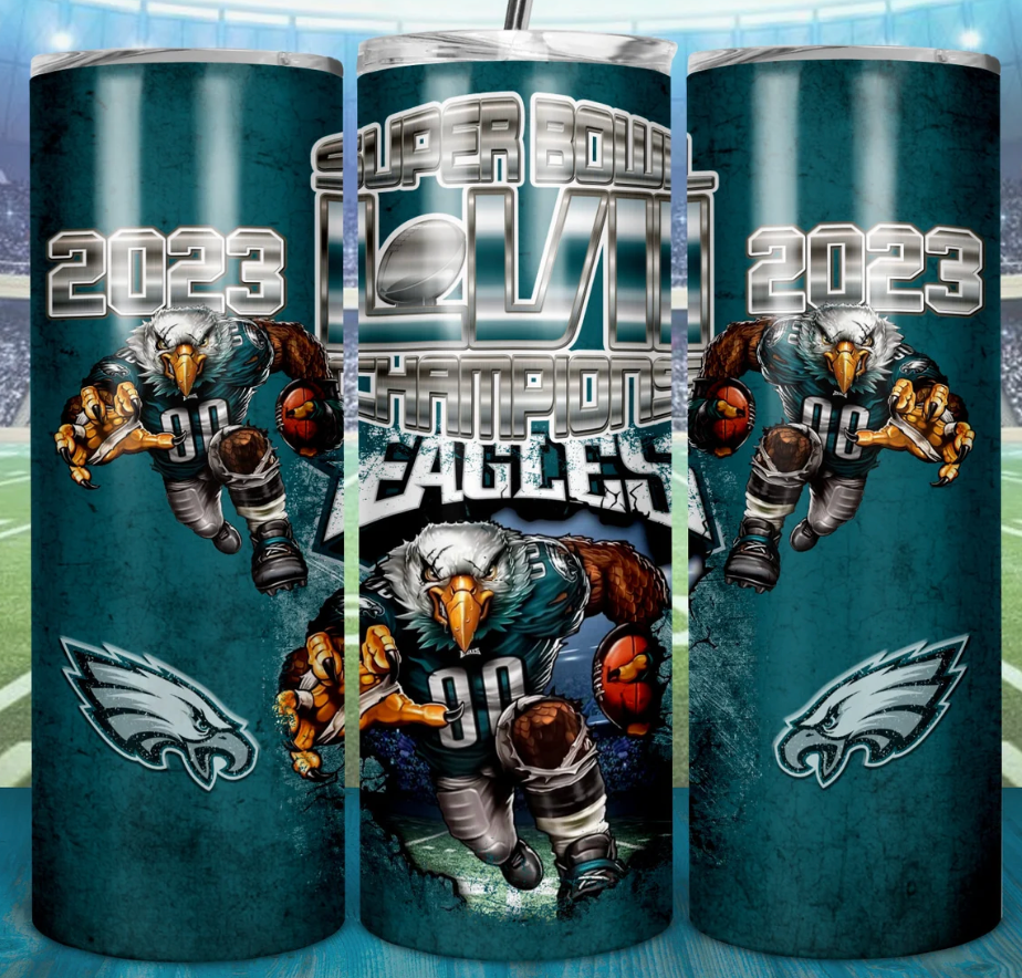 20 oz Stainless Steel Tumbler - Super Bowl LVII Champions