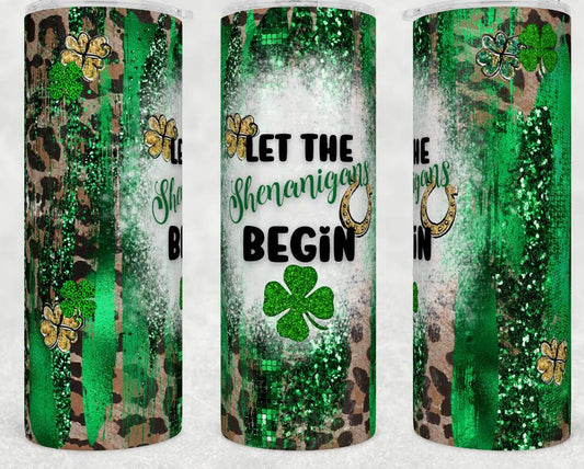 20 oz Stainless Steel Tumbler - St. Patrick’s Day Fun