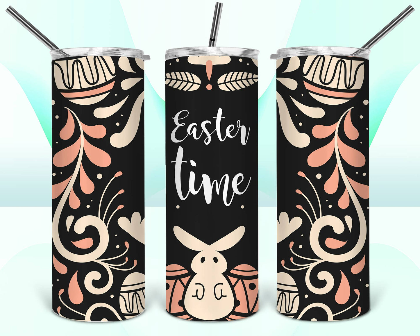 20oz Stainless Steel Tumbler - Easter Time