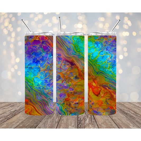 20 oz Stainless Steel Tumbler - Bright Colors