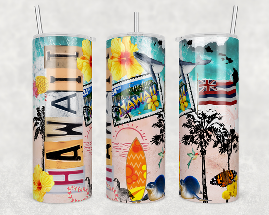 20oz Stainless Steel Tumbler - Hawaii